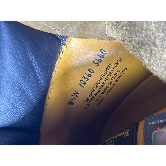 Timberland 6” Premium Boot Wheat Size 8.5W 10360 3640, LKE - Picture 10 of 13